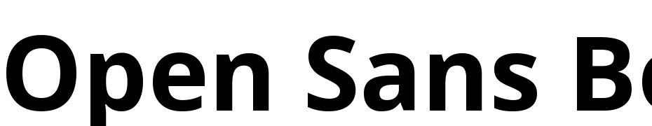 Open Sans Bold cкачати шрифт безкоштовно